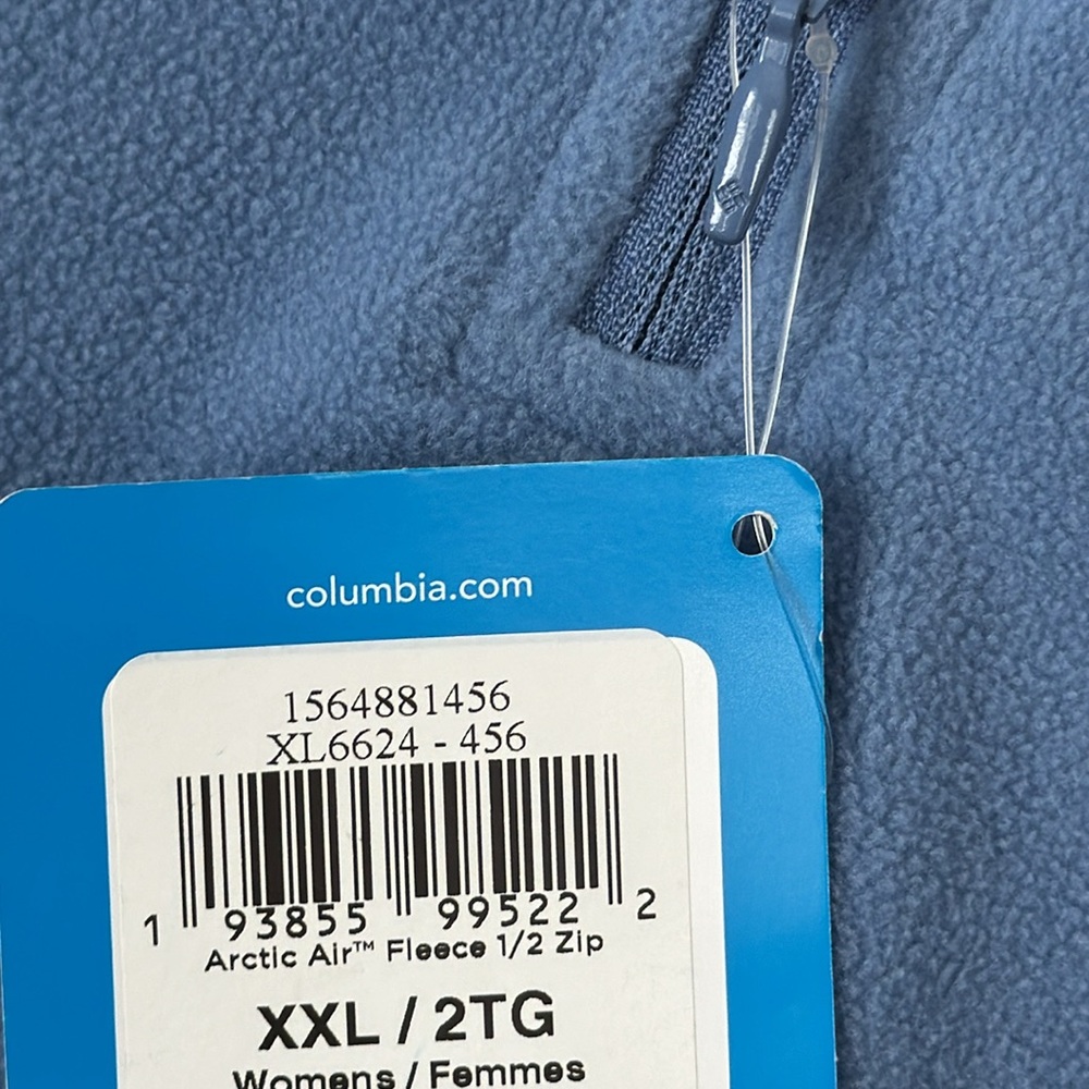 Columbia Light Weight Color Block Fleece XXL. NWT - Picture 3 of 9